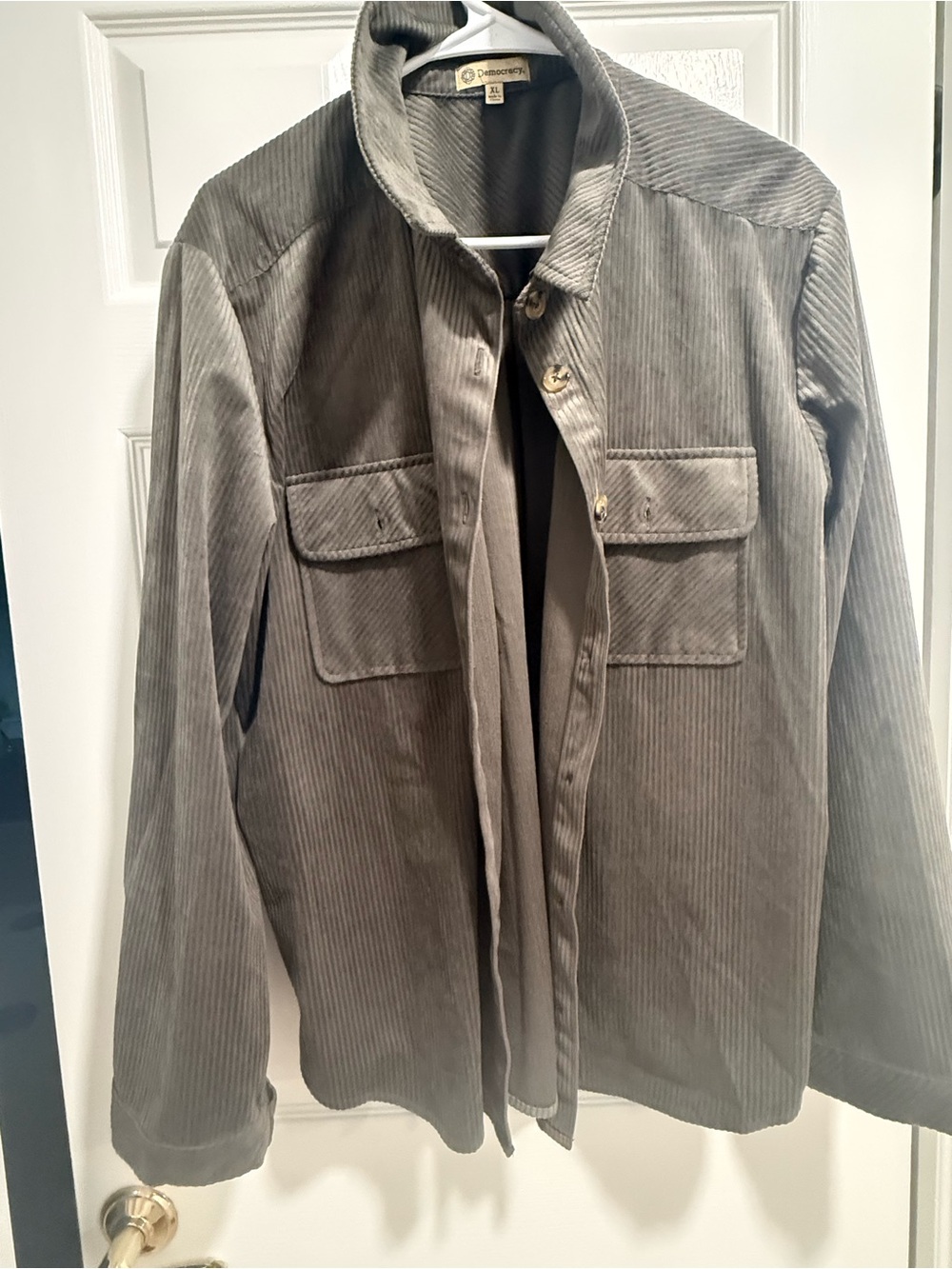 Democracy Corduroy Utility Shacket